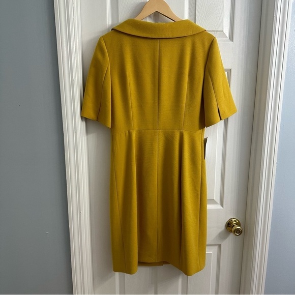 MM. Lafleur Dress Candace Suit Tailored Yellow Work Business Size 10 Medium New - Picture 4 of 9